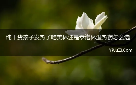 纯干货孩子发热了吃美林还是泰诺林退热药怎么选【精选】